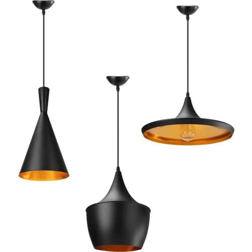 Vintage Retro Horn Shape E27 Pendant Lights Bar Cafe Restaurant Decor Hanging Lamp Lighting Luminaire