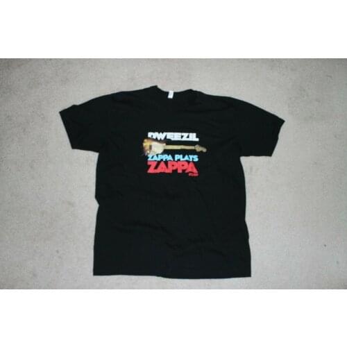 Zappa Plays Zapp 2010 Tour Shirt Dweezil Frank Rock T Prog Music Band Tee MenS T-Shirts Short Sleeve O-Neck Cotton