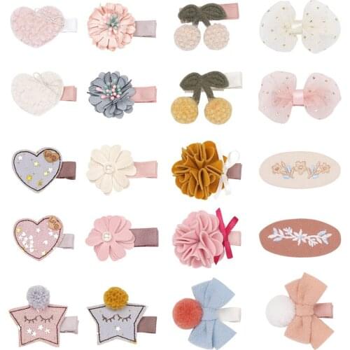 1 PCS Baby Girl Infant Hair Accessory Newborn Kawaii Lace Clip Headwear Princess Cute Hairpin Gift Lovely Toddler Children