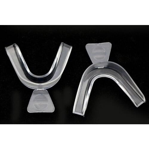 40PCS Teeth whitening transparent invisible braces gel thermoforming thermoplastic denture molars adult night whitening tray