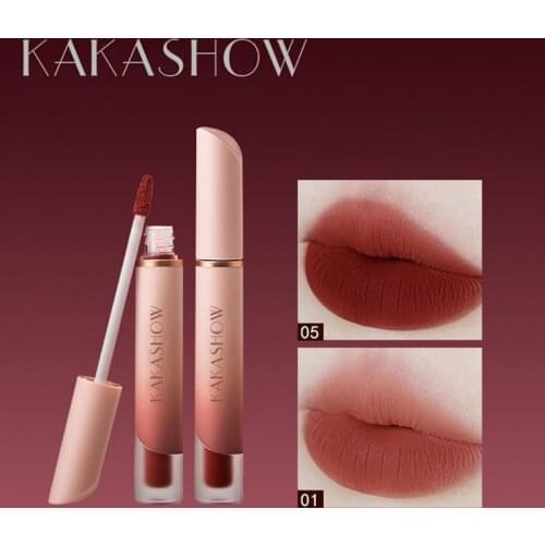 6 Colors Velvet Mud Matte Lipstick Non-stick Cup Lip Glaze Daily Makeup Waterproof Long Lasting Lip Gloss Cosmetic TSLM1