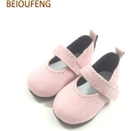 BEIOUFENG 6CM Doll Shoes for Paola Reina,Puppet Boots for Minifee 1/4 Doll,BJD Footwear Gym Shoes for Corolle Dolls 2 Pair/Lot