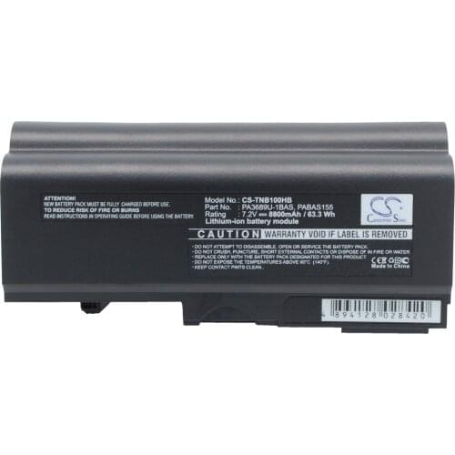CS 8800mAh battery for Toshiba NB100,NB100-11R,NB100-127,NB100-128,NB100-12A,NB100-C02,Netbook NB100,Netbook NB100 mini