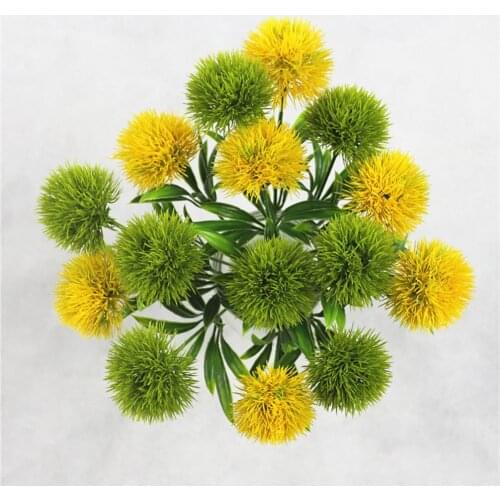 1Pc Artificial Dandelion Realistic Plastic Plant Wedding Party Home Decoration Home Cafe Office Artificial Flower