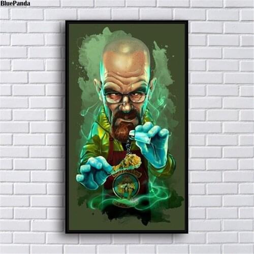 Breaking Bad Colorful Art Poster Print Canvas Abstract Painting Boy Children Bedroom Wall Picture Modern Home Decoration