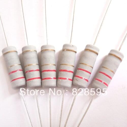 KMGE31645LL 3w 2.2 ohm 2R2 ohm 100% Original New Fixed Resistor Metal Oxide Film Resistors Resistance +/- 5% (200pcs)
