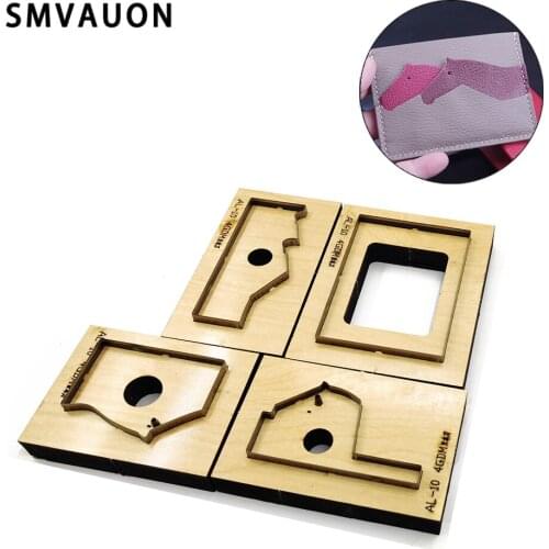 SMVAUON Diy Jewelry Cute Leather Wood Die-Cut Pouch 2021 New Steel Die-Skin Leather Card Bag Die Cutter For Leather