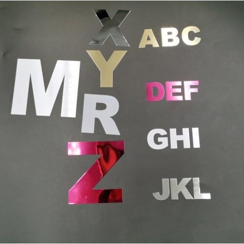 3 Nich (A-Z) Metal House Number Wheelie Bin Stickers Street Name, Home, Office, Business, Apply Door Sign Mail Box Numbers