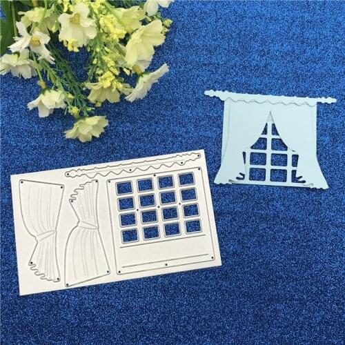 Metal Cutting Dies Window Curtain Scrapbooking Stencils for DIY Scrapbooking/photo album Decorative Embossing DIY Paper Cards