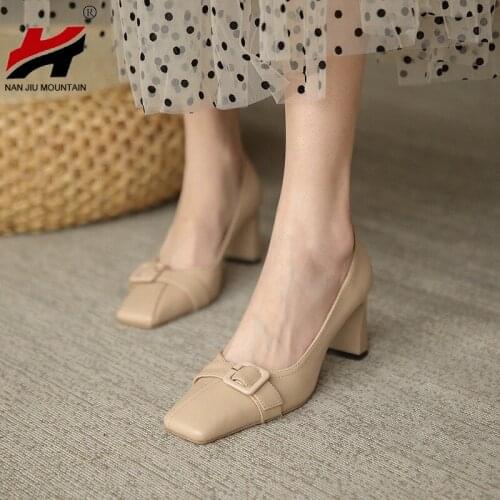 Кожаные туфли-лодочки Nan Jiu Mountain China At AliExpress