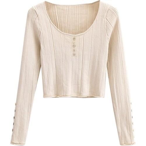 JC·KILIG 2021 Summer New Button Top S3192