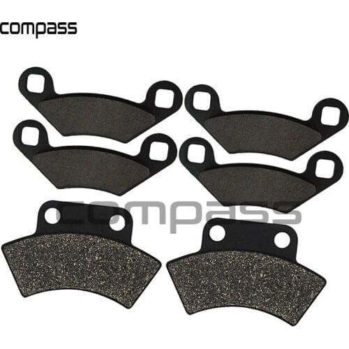 Motorcycle Front and Rear Brake Pads for POLARIS 250 6x6 1991 1992 1993