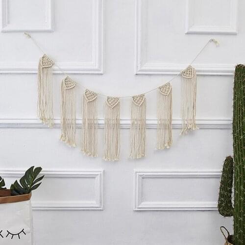 Weave Tapestry Bedroom Living Room Home Soft Outfit Wall Painting Hand-decorated Multifunction High Quality Simple Hand-woven