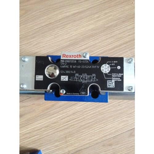 Rexroth MNR:R900732536 4WRAE 10 W1-60-22/G24K31/F1V 4WRAE10W1-60-22/G24K31/F1V 4WRAE10W1-60-2X/G24K31/F1V Proportional valve