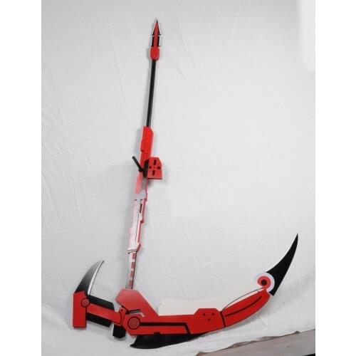 RWBY Ruby Rose Crescent Rose Cosplay Replica Scythe Prop