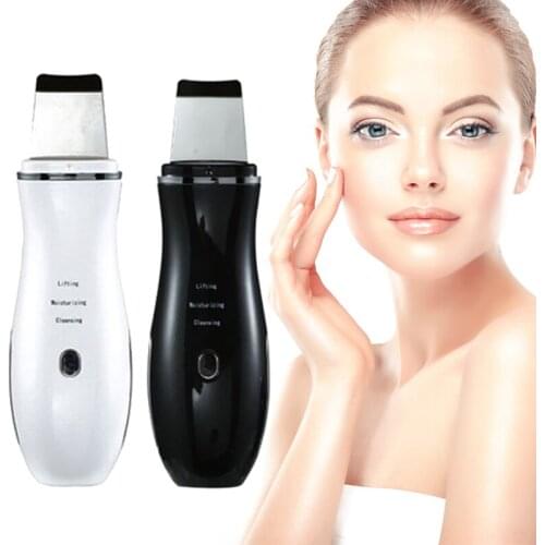 Sonic Skin Scrubber Peeling Scraper Cleaner Deep Cleans SPA Scraper Skin Cleaner to Remove Wrinkles Facial Massager EMS Lifter