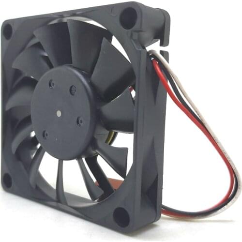 C34950-58CQ1 7015 70mm fan 7cm Dual ball large air volume 3-wire speed measurement FG computer case CPU mainboard cooling fan