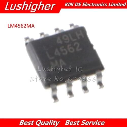 5pcs LM4562MA LM4562MAX LM4562 L4562MA SOP8 SMD