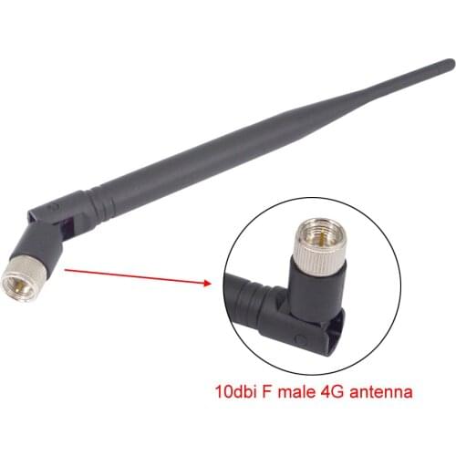 5 pcs 4G Antenna 10dbi High Gain 698-2690MHz 4G LTE Aerial F Male External Antenne For Wireless Router 20.3cm