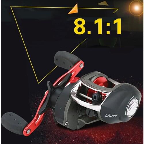 Anti-corrosion Baitcasting Reel 8.1:1 High Speed 12BB Fishing Reel Fishing Tackle Saltwater Fishing A034