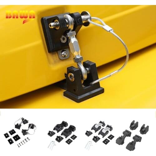 BAWA Lock Hood for Jeep Wrangler TJ 1997-2006 Engine Hood Latch Cover Accessories for Jeep Wrangler tj