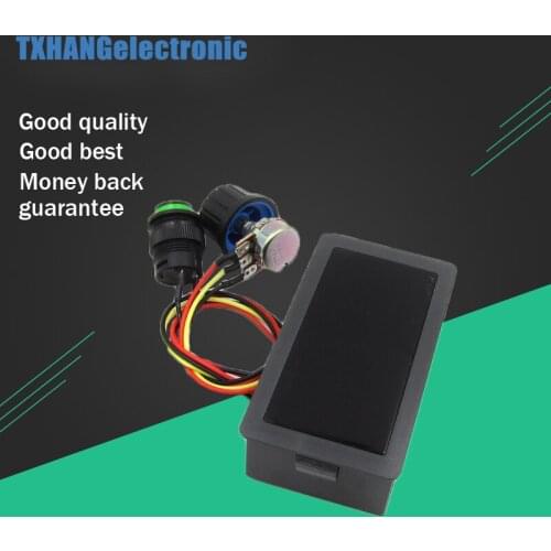 Digital display PWM DC motor speed controller 12V 24V (6-30v) switch controller diy electronics