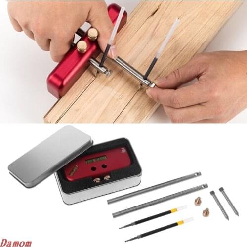 Woodworking Marker Double-head Scriber Parallel Layout Carpenter Marking Tools