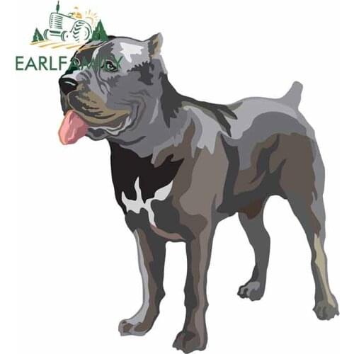 EARLFAMILY 13cm x 11.2cm Cane Corso Decal Pet Dog Car Stickers Waterproof Car Styling Rear Windshield Decoration