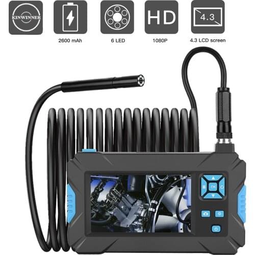 Endoscopic Camera LED Sewer Inspection IP67 Portable Borescope 3.9mm mini Camera 1080P Underwater Microcamera Endoscopic 5mp 10M