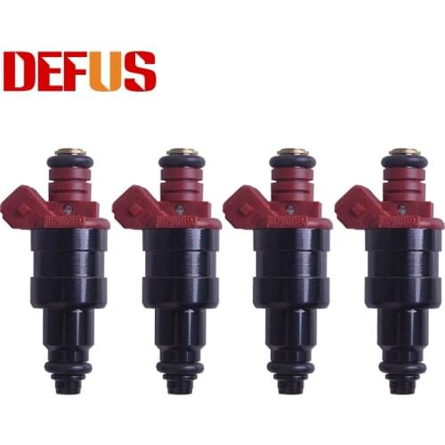 DEFUS 4pcs Bico Fuel Injector Nozzle 037906031AJ For Volkswagen Golf Mexicano 2.0L G-ti Glx Petrol 037906031 AJ 0280150955 NEW