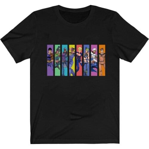 Tee Shirt JOJO Bizarre Adventure Mens Womens Loose T-shirt Tops
