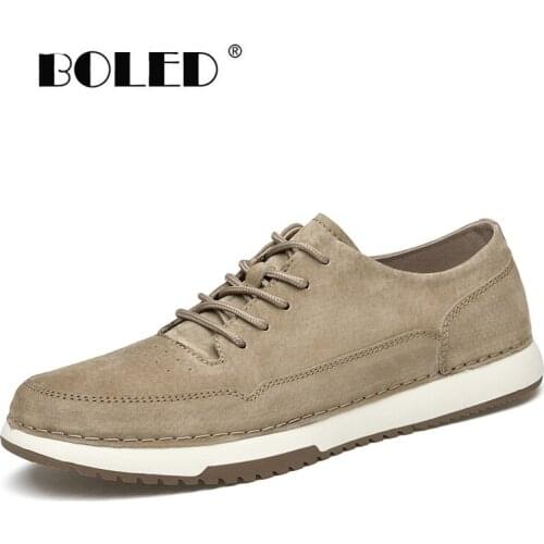 New Fashion Shoes Men Autumn Lace up Comfy Outdoor Walking Men Casual Shoes Non Slip Anti-Skid Shoes Sneakers