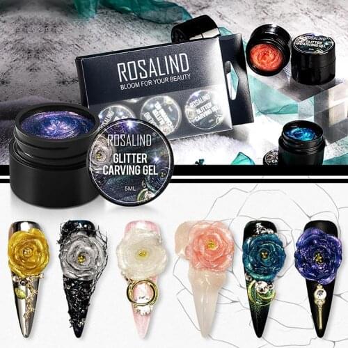 Nail Polish Glue Set Soft Beautiful Poly Nail Gel Kit 3D Carving Gels Varnish for UV Gel Nails Poly Nail Gel Natural Nails