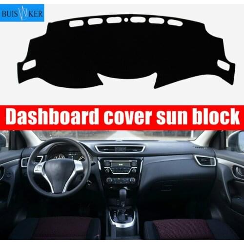 Car Dashboard Cover Mat Pad Interior Sun Shade Instrument Carpet Accessories For Nissan Qashqai J11 2014 2015 2016 2017 2018