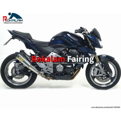 Motorcycle Bodyworks For Kawasaki Z1000 2007 2008 2009 Z-1000 07 08 09 Dark Blue Motorbike Fairing Kit