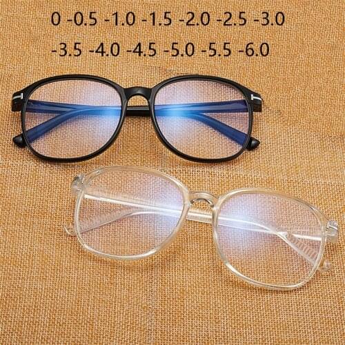 Retro Big Oversized Frame Myopia Eyeglasses Women Men Eye Glasses Optical spectacle Oculos De Grau -1.0 -1.5 -2.0 -2.5 To -6.0