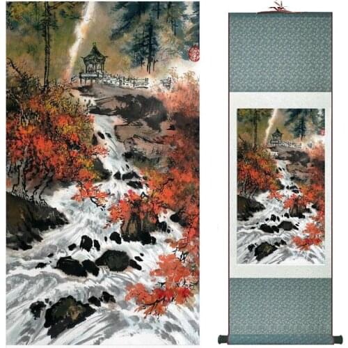 Landscape art painting Chinese traditional art painting China ink painting fashion painting 2019081239