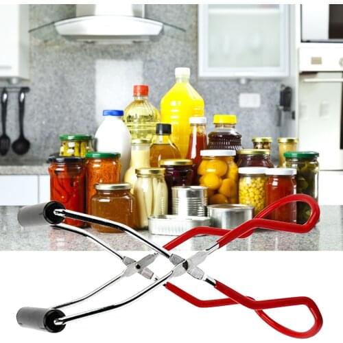 Anti-Scalding Canning Jar Lifter Anti-Slip Wide-Mouth Can Clip Gripper Clamp for Kitchen Restaurant