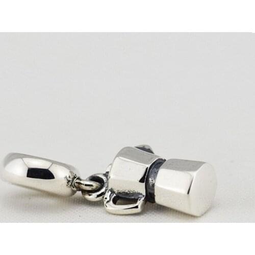 Authentic 925 Sterling Silver Espresso Can Dangle Charms Fits Pandora Bracelets Necklaces DIY Beads for Jewelry Making Berloques