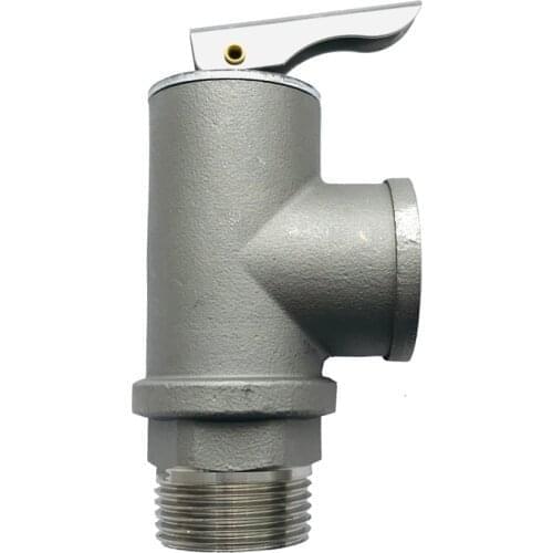 0.8MPA A502 AETV Safety Valve Inox Pressure Relief Valve Pressure Reducing relief Valve for boiler gas cylinder cooker water hea