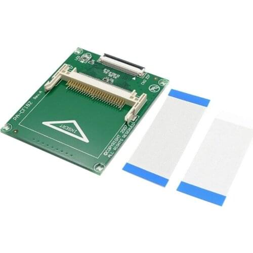 Durable CF to ZIF/CE Interface Converter Adapter Card with Cable for 1.8 Inch Hard Disk Notebook Game Consoles Device