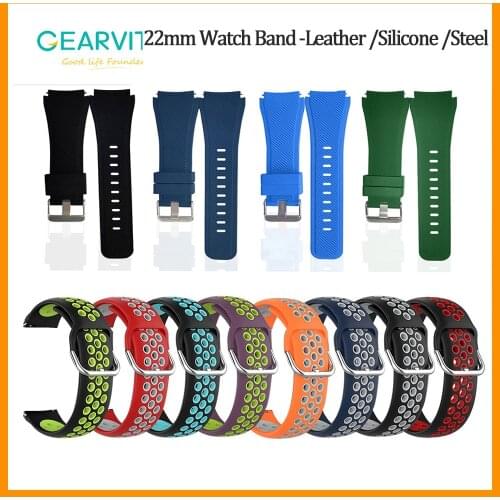 20/22mm Watch Band Silicone Strap Watchband For Huawei Watch GT2 For Samsung Galaxy For Garmin Smart Watch Accessories Wristband
