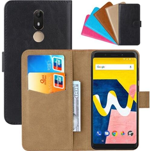 Luxury Wallet Case For Wiko View Lite PU Leather Retro Flip Cover Magnetic Fashion Cases Strap