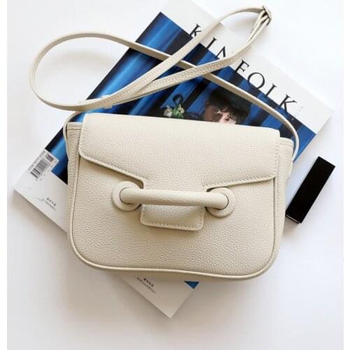 OUSSON New Design Small Square Leather Crossbody Bag Exquisite Female Retro Shoulder Bag For Woman