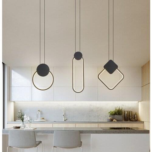 Home Living Dining Room Decoration Pendant Lights Lighting Modern Chandeliers For Kitchen Accesories Bedroom Decor Ceiling Lamps