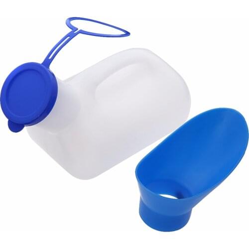Unisex Mobile Urinal Toilet Portable Aid Bottle Plastic Urine Bottle Outdoor Camping Car Journey Travel Kit 1000ML
