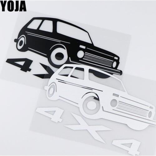 YOJA 21.5X14.8CM 4X4 Personality Car Body Decoration Stickers Auto Accessories ZT4-0063