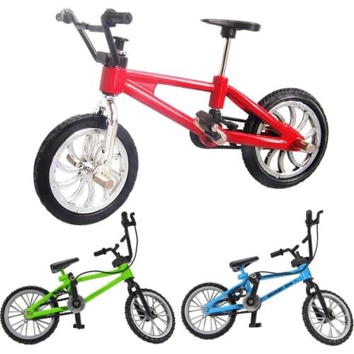 1Pcs Kids Toy Finger Bicycle Boy Mini Alloy + Plastic Finger Bicycle Toy for Collection and Great Gift Children Car Toys