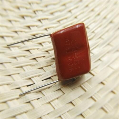 10pcs CBB 473 1600V 473J 1.6KV 47nF 0.047uF P20 CBB81 Capacitor