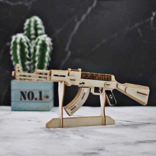 DIY 3D Puzzle Wood Toys Handmade Children Kids Babies Preschool Imagination Early Educational Adult Intelligence Toys